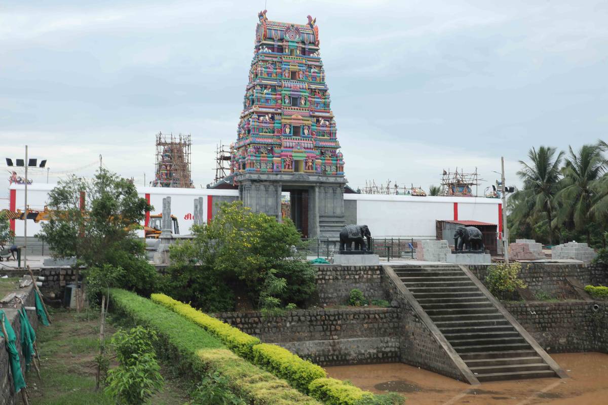 Thachur Amirthakandeshwarar Temple website and ERP developed by Plover Technologies